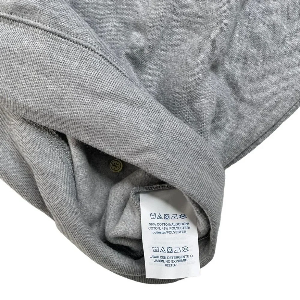 Polo Ralph Lauren Raglan Grey Crewneck Regular Fit Mens Sleepwear Sweatshirt - Picture 10 of 14